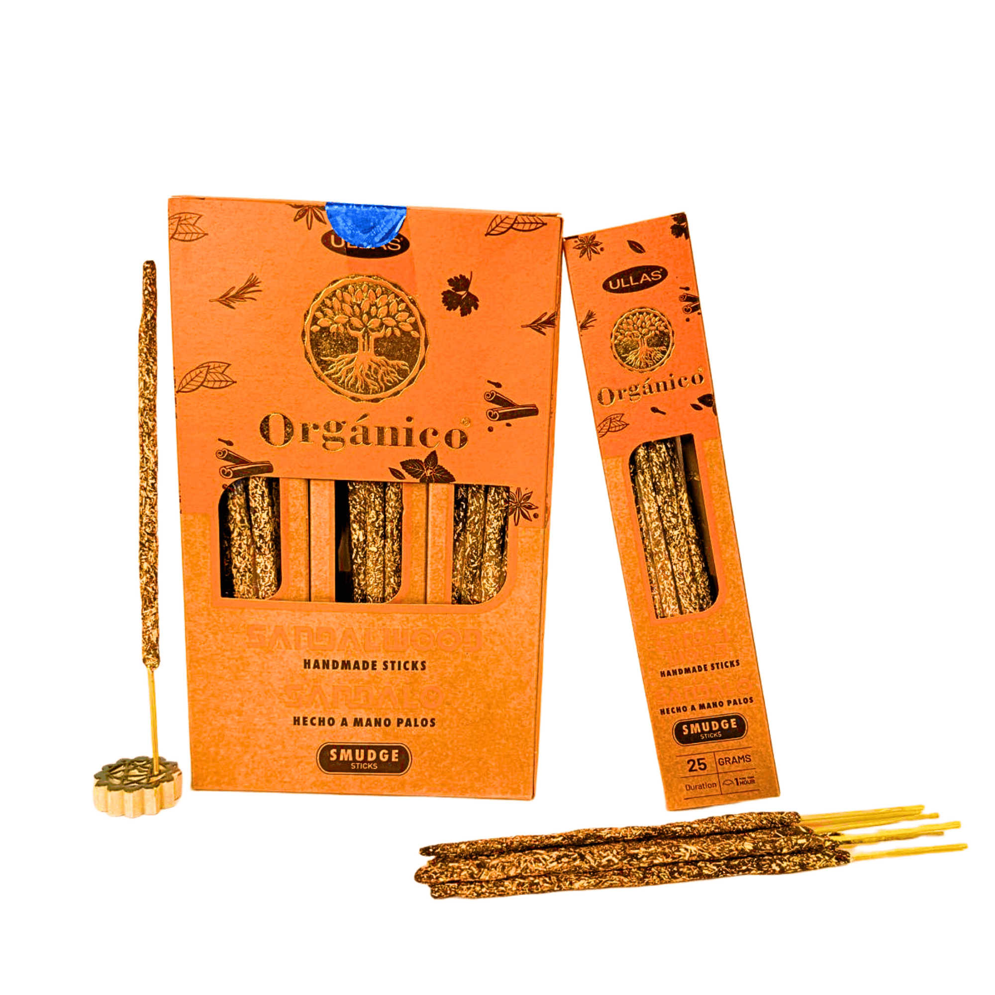 Ullas biologico sandalo smudge stick-25g